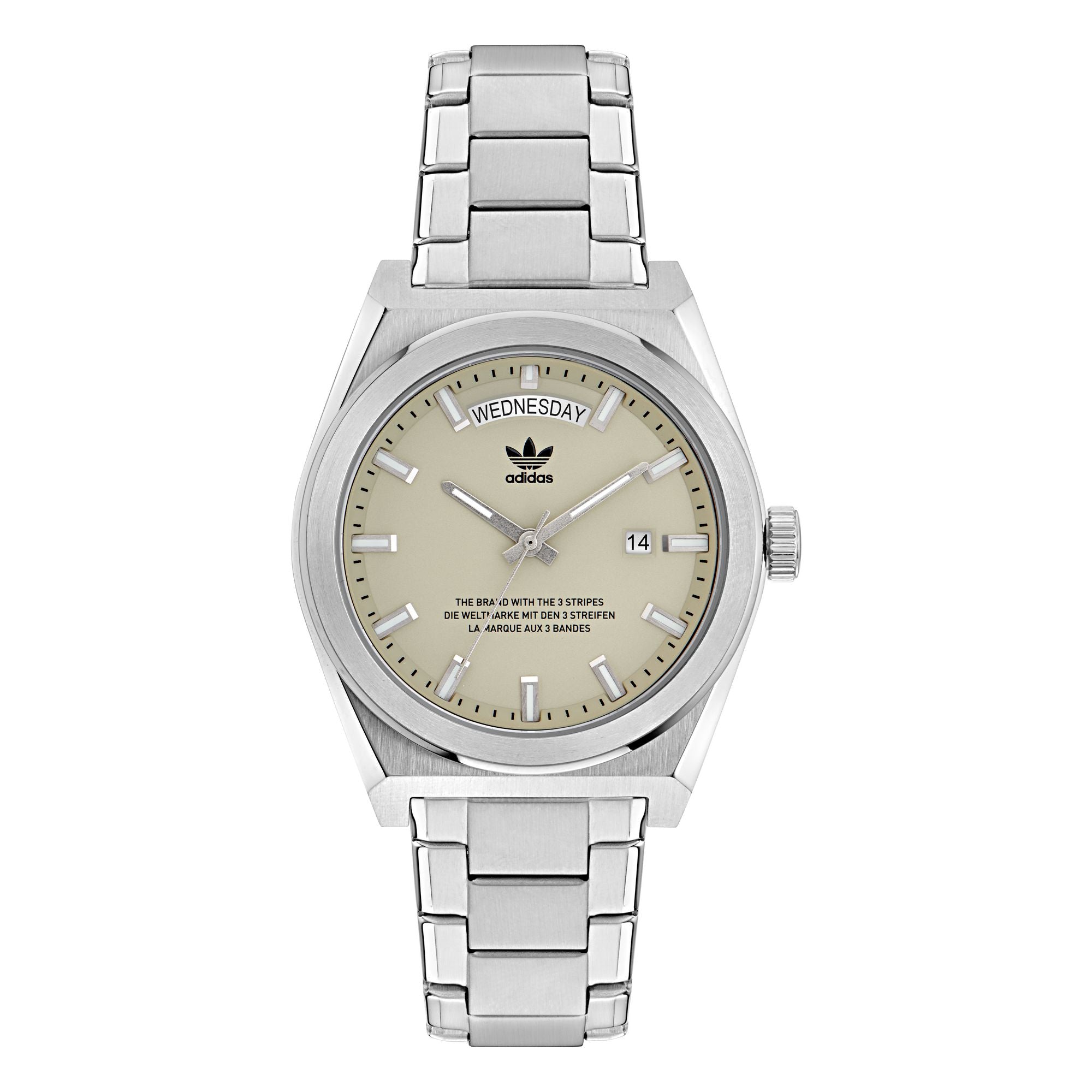 Adidas Originals Silver Round Dial Quartz Analog Unisex Watch