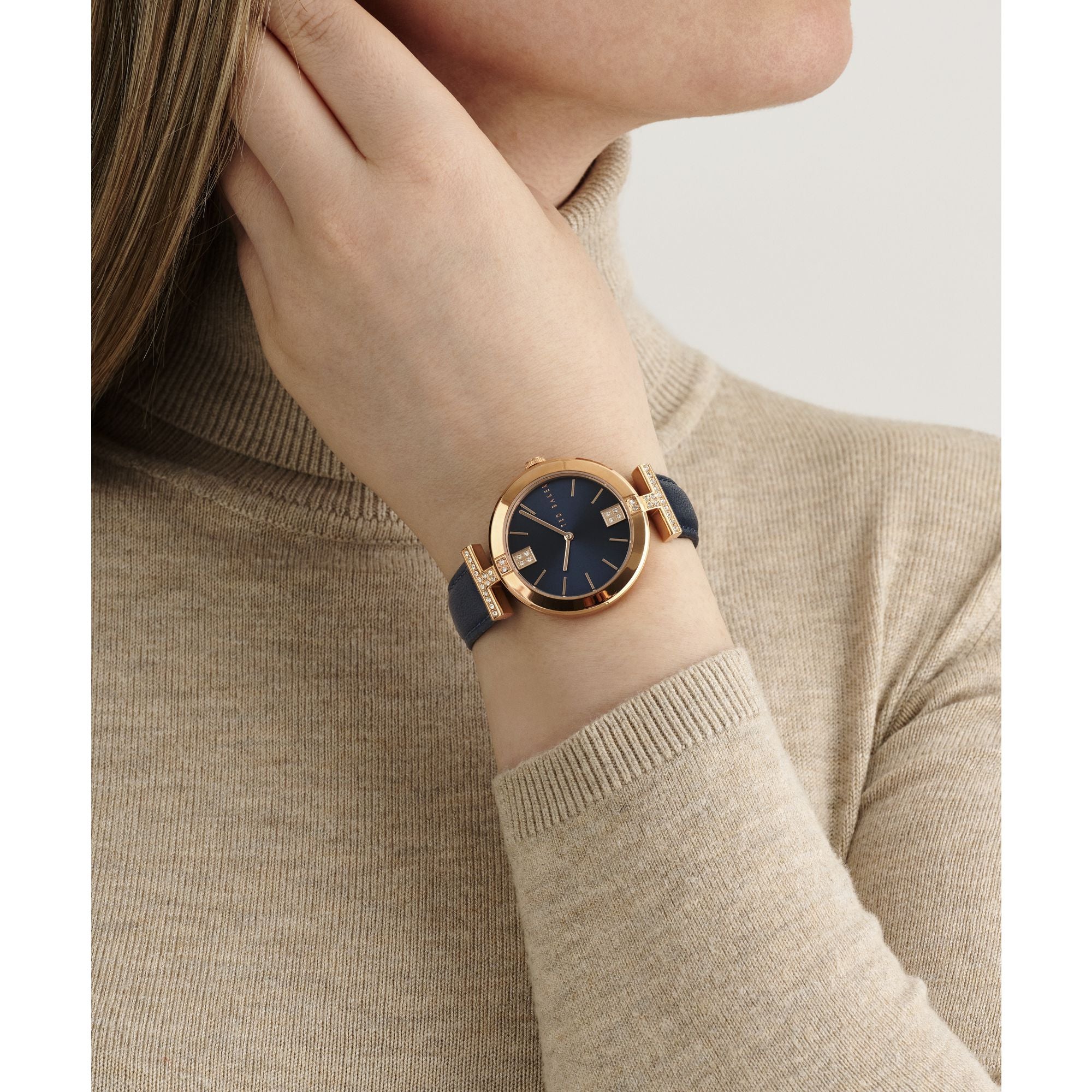 Ted baker leather strap ladies watch on sale