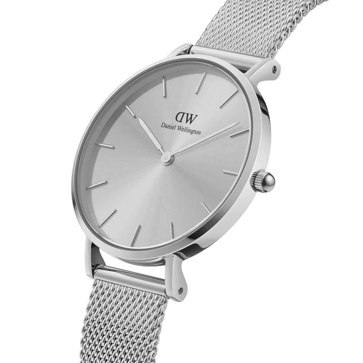 Daniel Wellington Petite Unitone Silver Dial Round Case Quartz