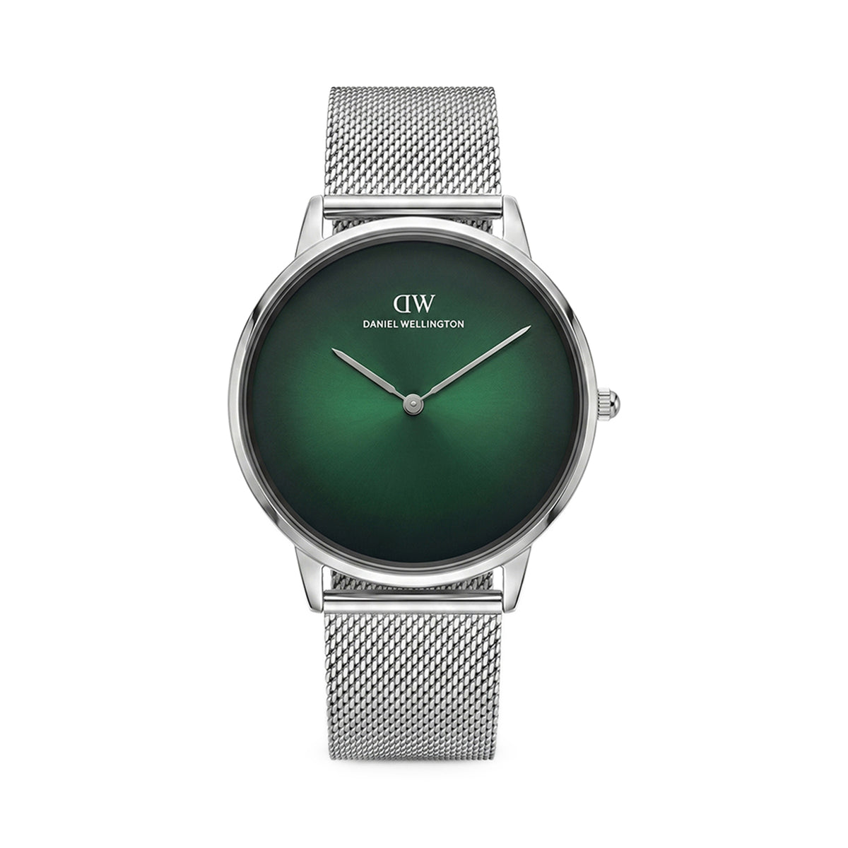 Daniel Wellington Round 42mm Green Dial Analog Men Watch - DW0DG1002