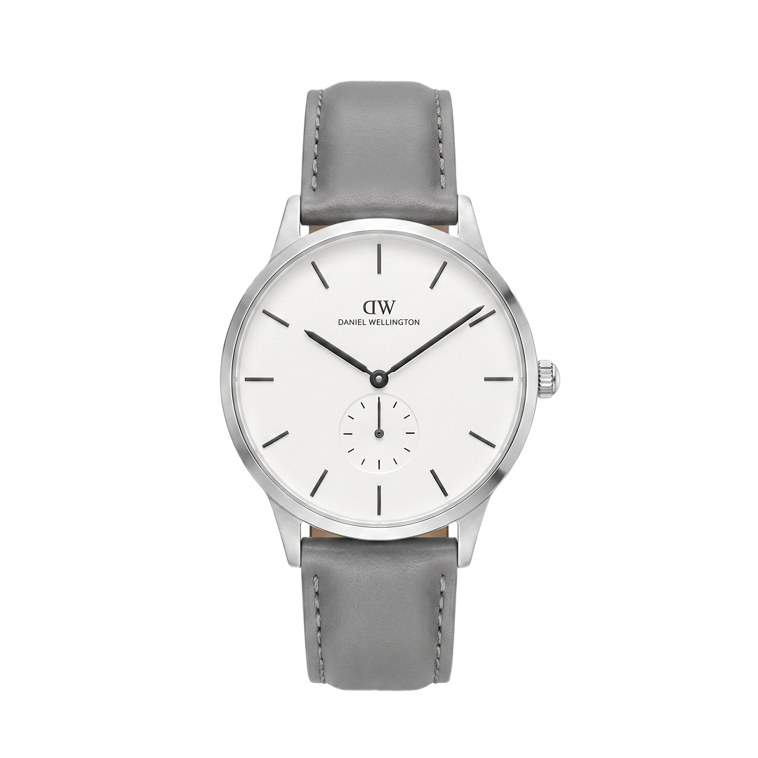 Daniel Wellington Round 42mm Silver Dial Analog Men Watch - DW0DG1200