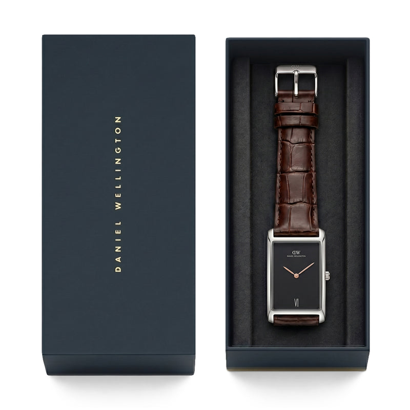 Daniel Wellington Rectangle 28mm Black Dial Analog Men Watch - DW0DG1400 Watch Daniel Wellington