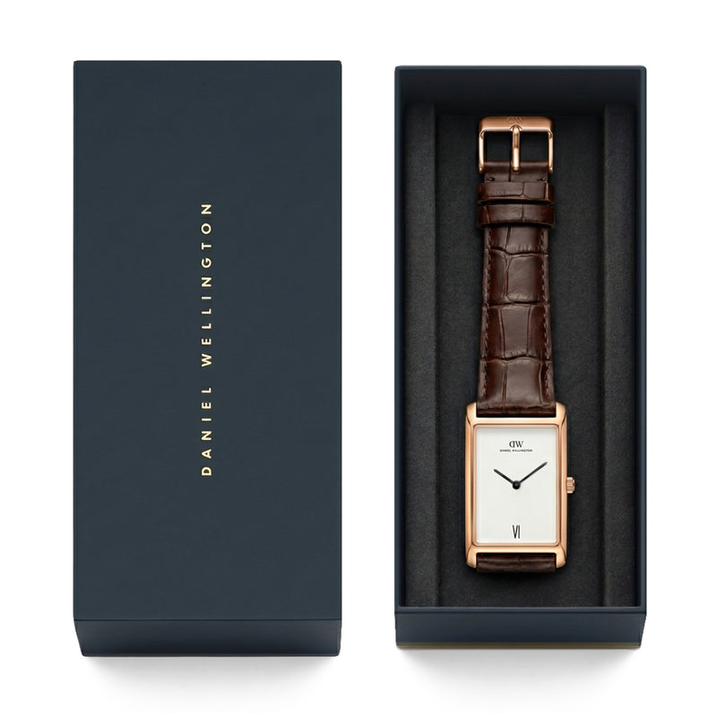 Daniel Wellington Rectangle 28mm White Dial Analog Men Watch - DW0DG1401 Watch Daniel Wellington