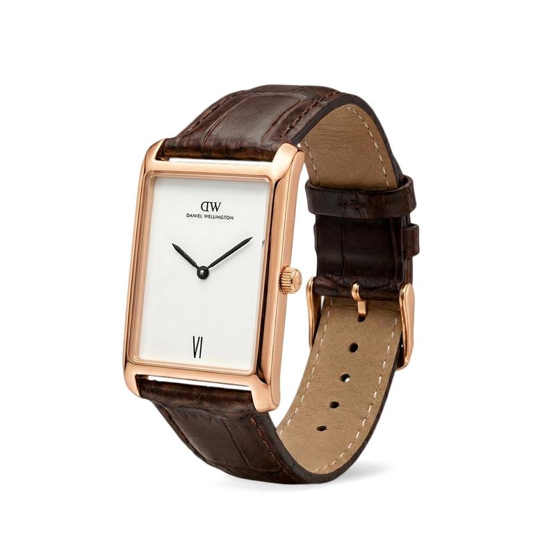 Daniel Wellington Rectangle 28mm White Dial Analog Men Watch - DW0DG1401 Watch Daniel Wellington