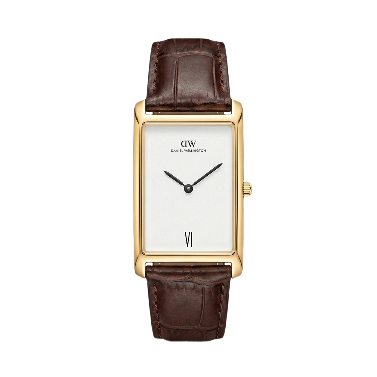 Daniel Wellington Rectangle 28mm White Dial Analog Men Watch - DW0DG1402