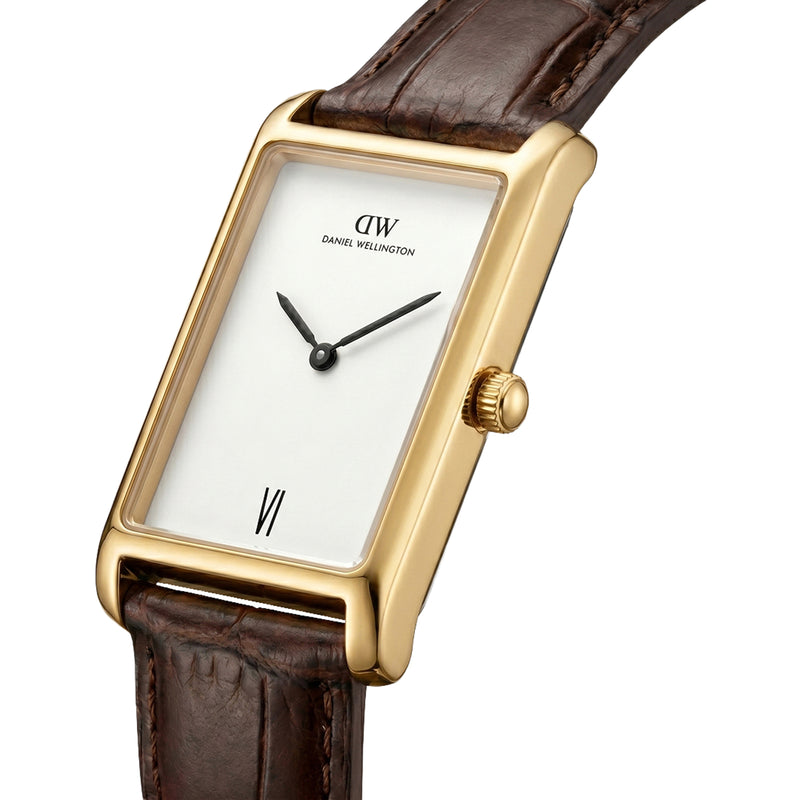 Daniel Wellington Rectangle 28mm White Dial Analog Men Watch - DW0DG1402 Watch Daniel Wellington