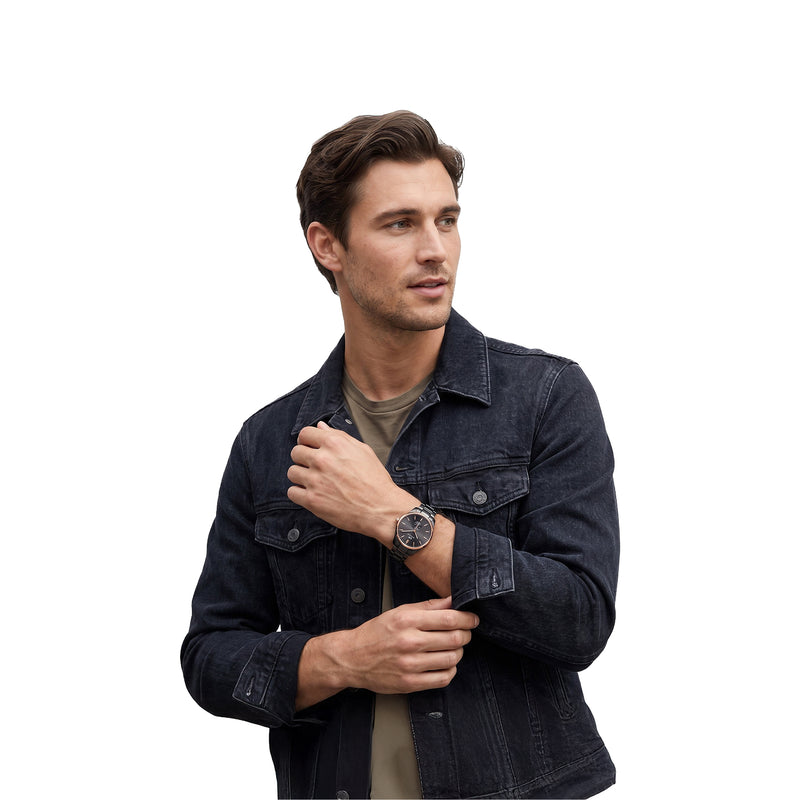 Daniel Wellington Round 42mm Black Dial Analog Men Watch - DW0DG1601 Watch Daniel Wellington