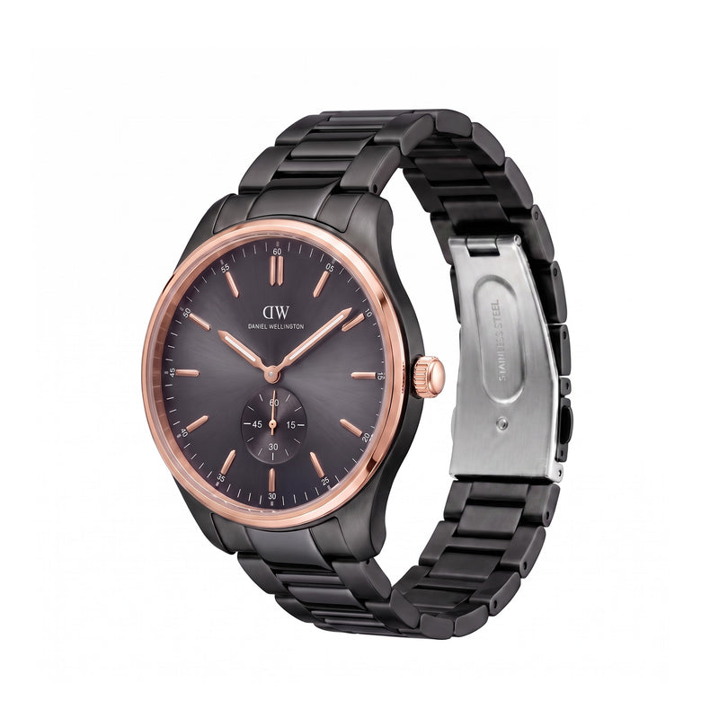 Daniel Wellington Round 42mm Black Dial Analog Men Watch - DW0DG1601 Watch Daniel Wellington