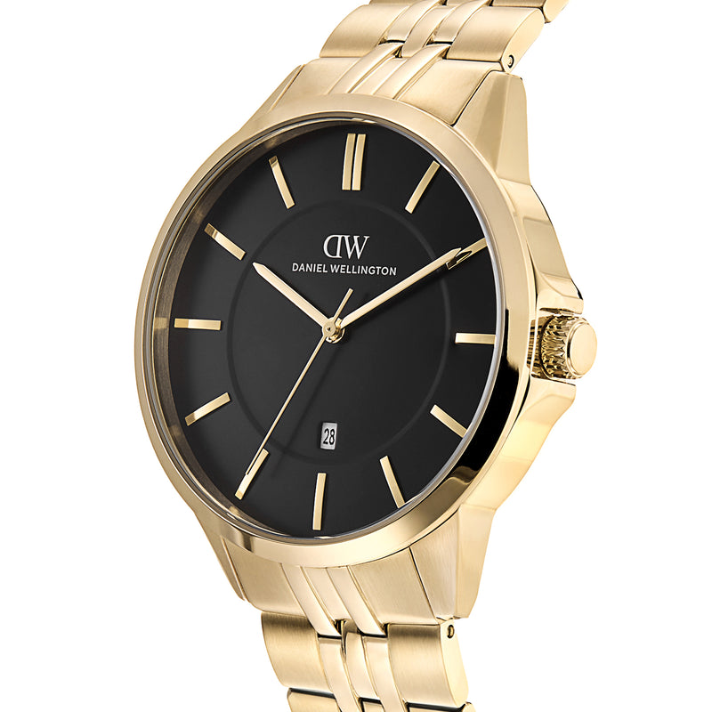 Daniel Wellington Round 42mm Black Dial Analog Men Watch - DW0DG1701 Watch Daniel Wellington