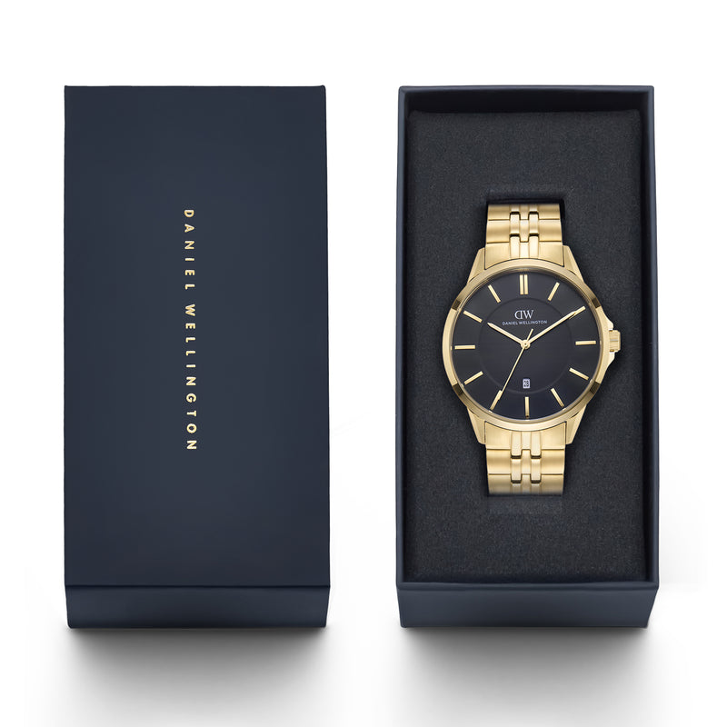 Daniel Wellington Round 42mm Black Dial Analog Men Watch - DW0DG1701 Watch Daniel Wellington