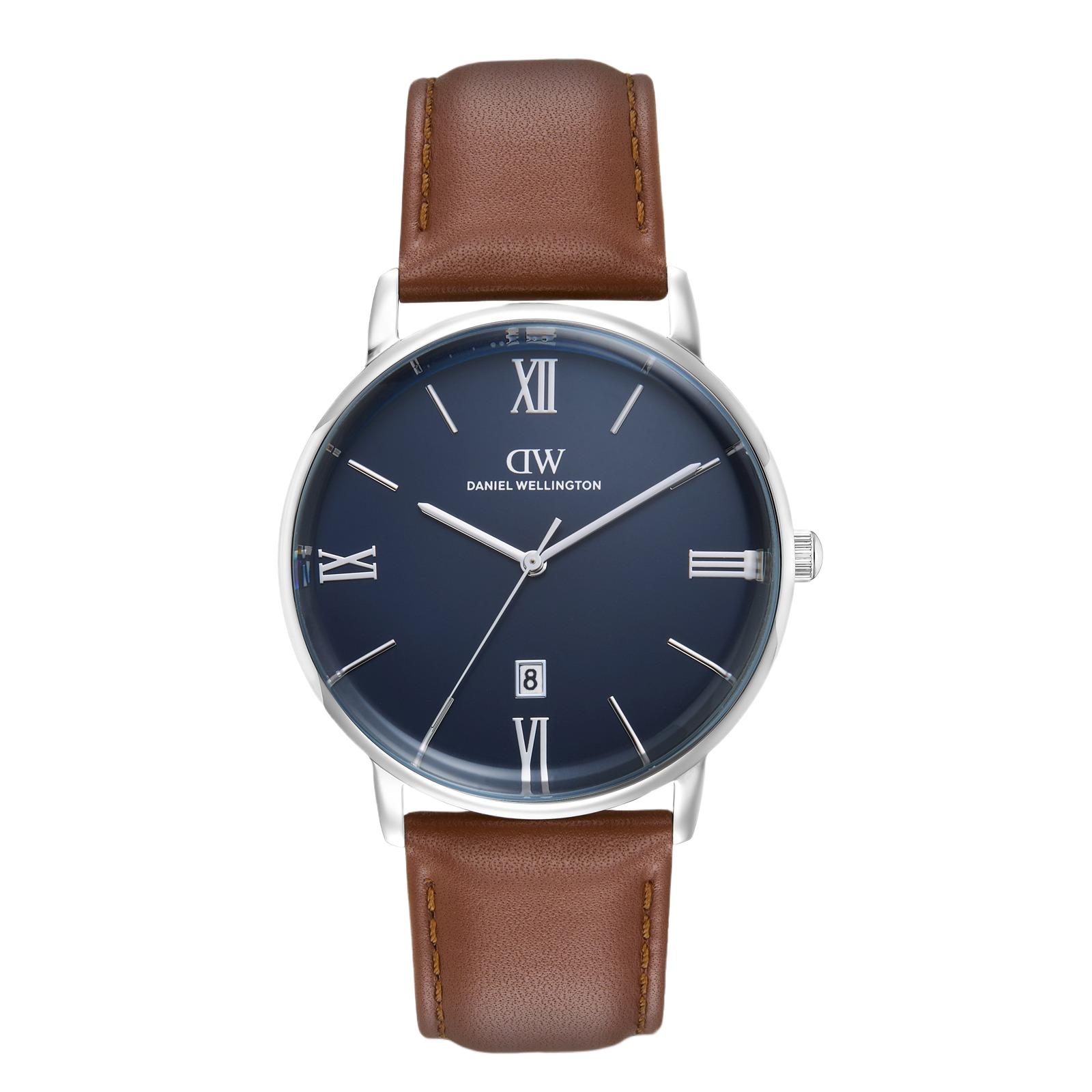 Daniel Wellington Round 42mm Blue Dial Analog Men Watch - DW0DG1800 Watch Daniel Wellington