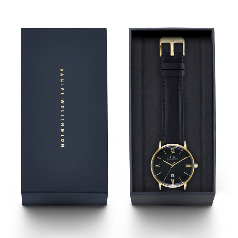 Daniel Wellington Round 42mm Black Dial Analog Men Watch - DW0DG1801 Watch Daniel Wellington