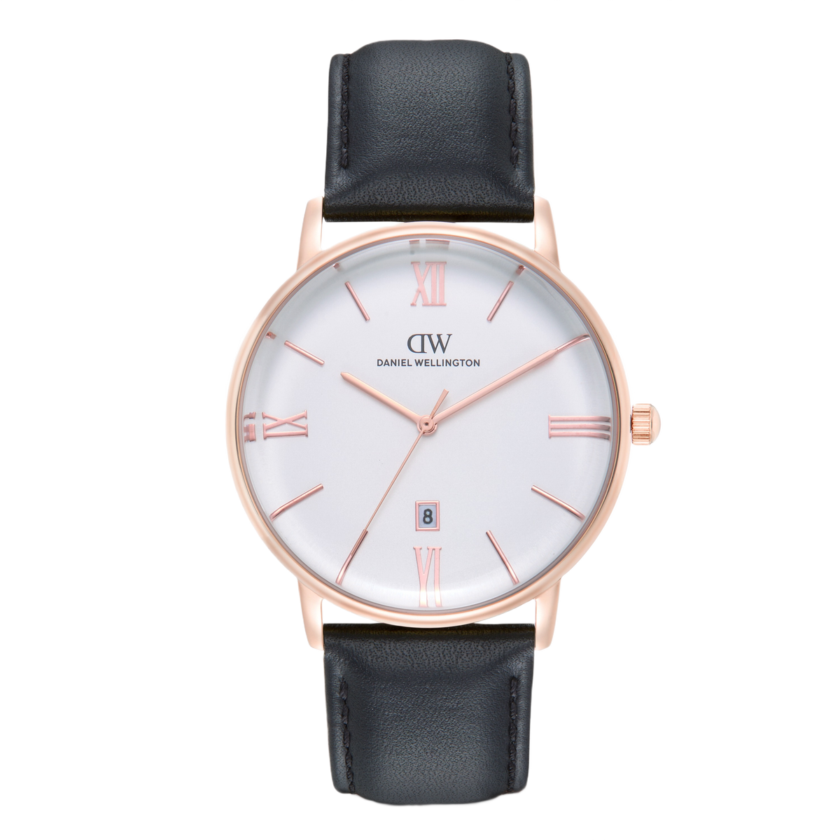 Daniel Wellington Round 42mm White Dial Analog Men Watch - DW0DG1802