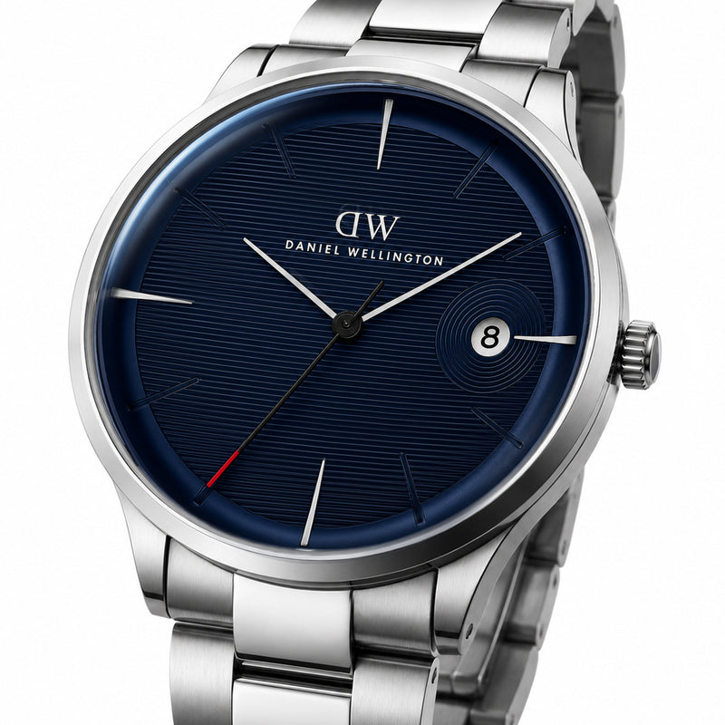 Daniel Wellington Round 43mm Blue Dial Analog Men Watch - DW0DG1900 Watch Daniel Wellington