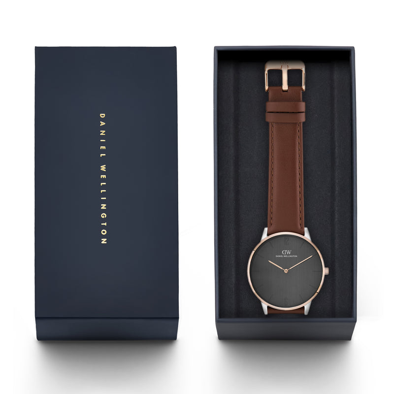 Daniel Wellington Round 42mm Grey Dial Analog Men Watch - DW0DG2000 Watch Daniel Wellington