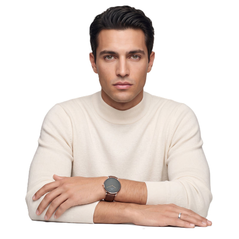 Daniel Wellington Round 42mm Grey Dial Analog Men Watch - DW0DG2000 Watch Daniel Wellington