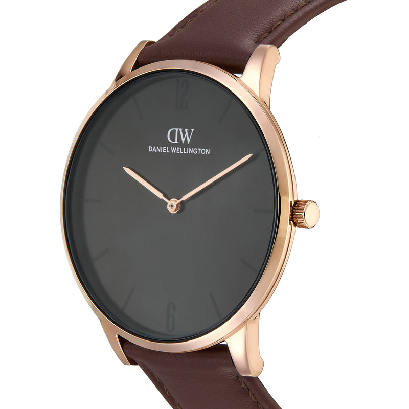 Daniel Wellington Round 42mm Black Dial Analog Men Watch - DW0DG2001 Watch Daniel Wellington