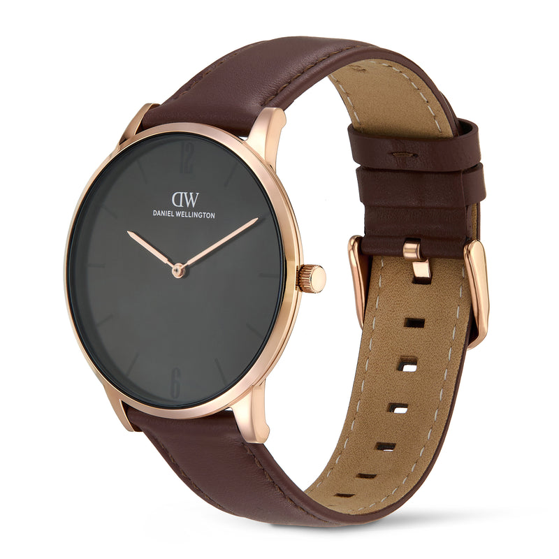 Daniel Wellington Round 42mm Black Dial Analog Men Watch - DW0DG2001 Watch Daniel Wellington