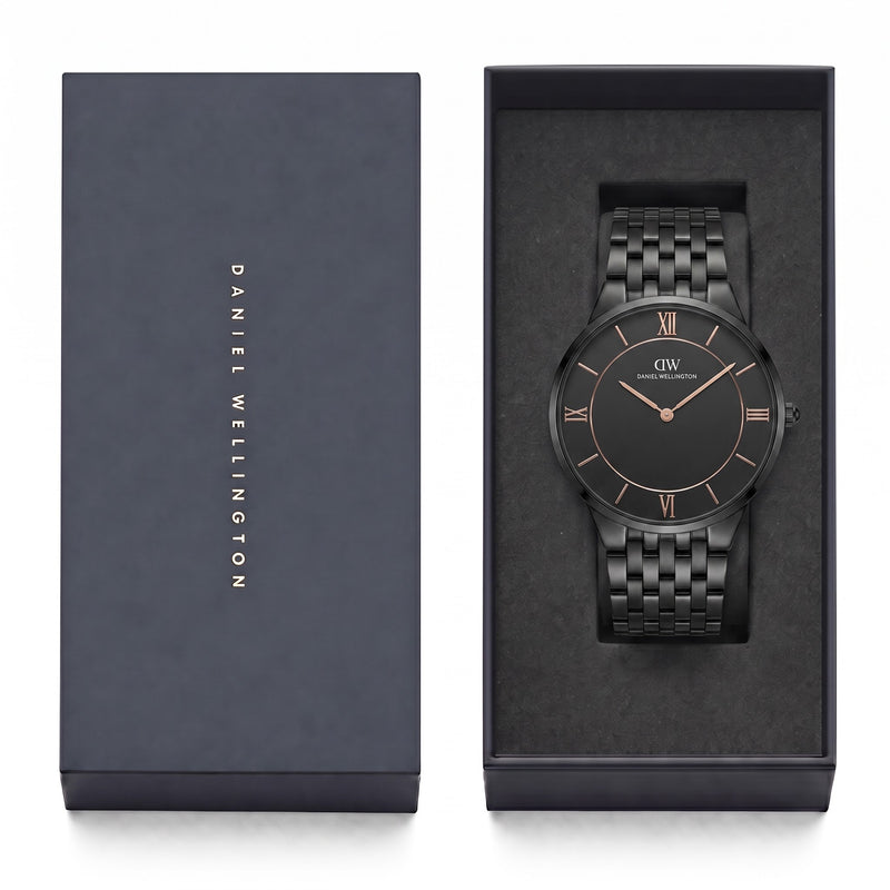 Daniel Wellington Round 42mm Black Dial Analog Men Watch - DW0DG2101 Watch Daniel Wellington