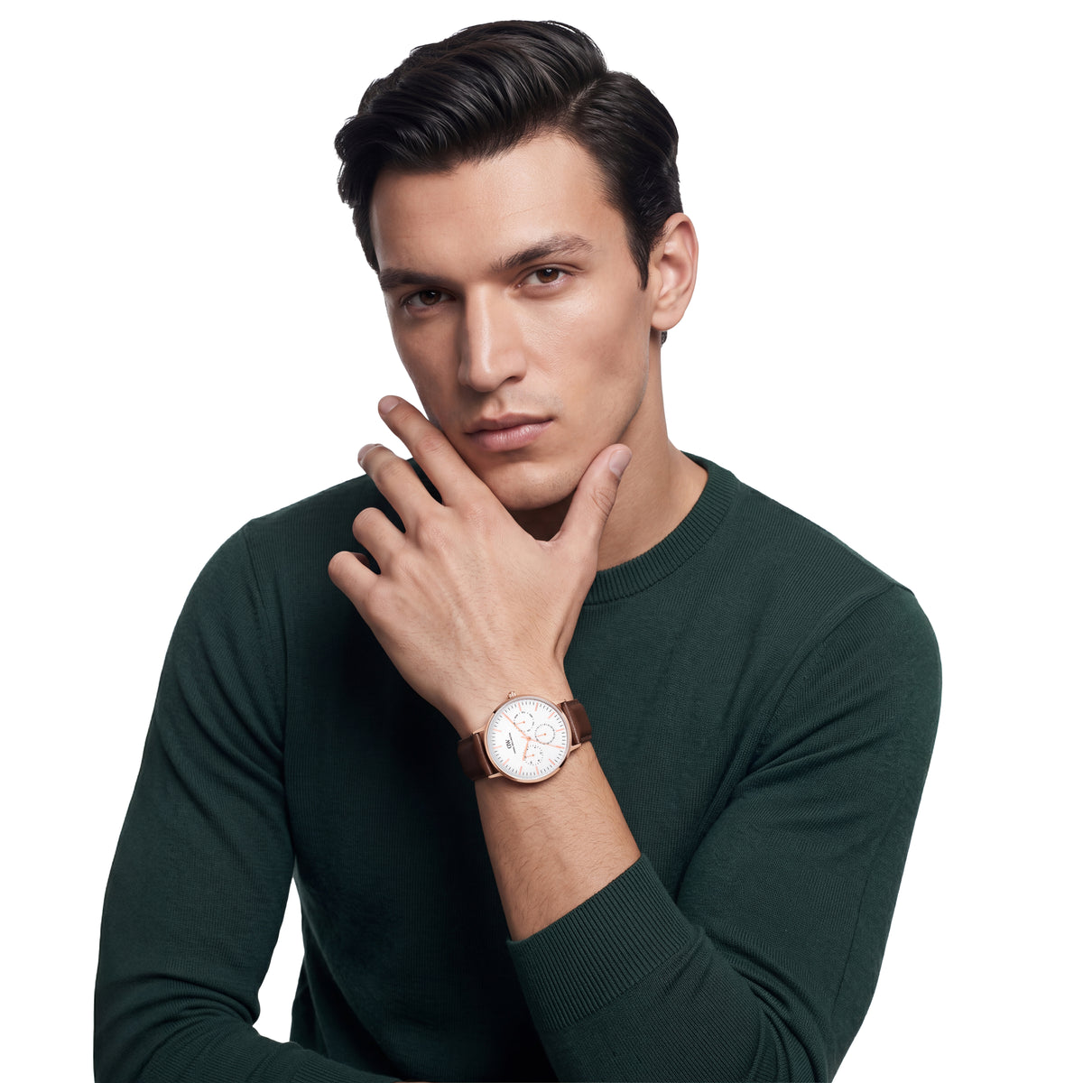 Daniel Wellington Round 42mm White Dial Analog Men Watch - DW0DG2201 Watch Daniel Wellington