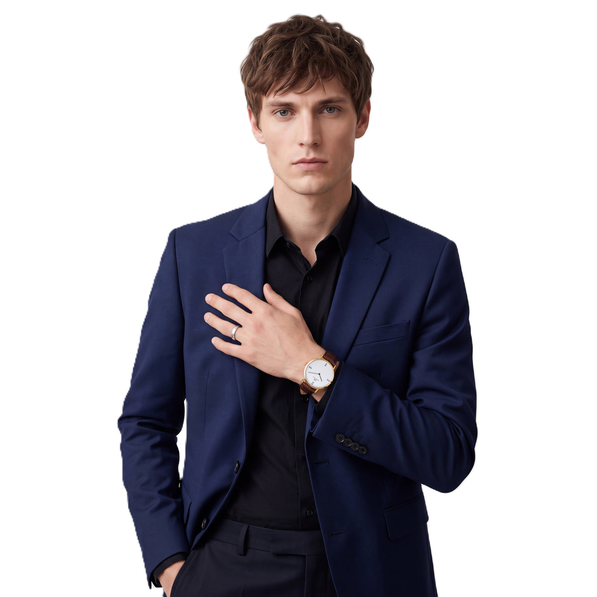 Daniel Wellington Round 41mm White Dial Analog Men Watch - DW0DG2302 Watch Daniel Wellington