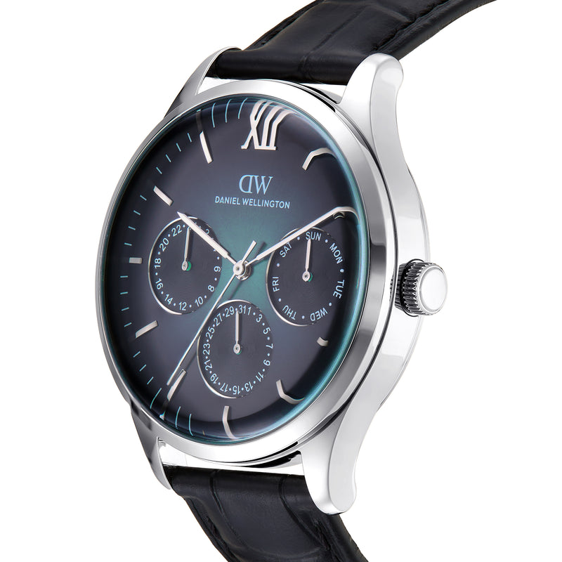 Daniel Wellington Round 41mm Teal Dial Analog Men Watch - DW0DG2400 Watch Daniel Wellington