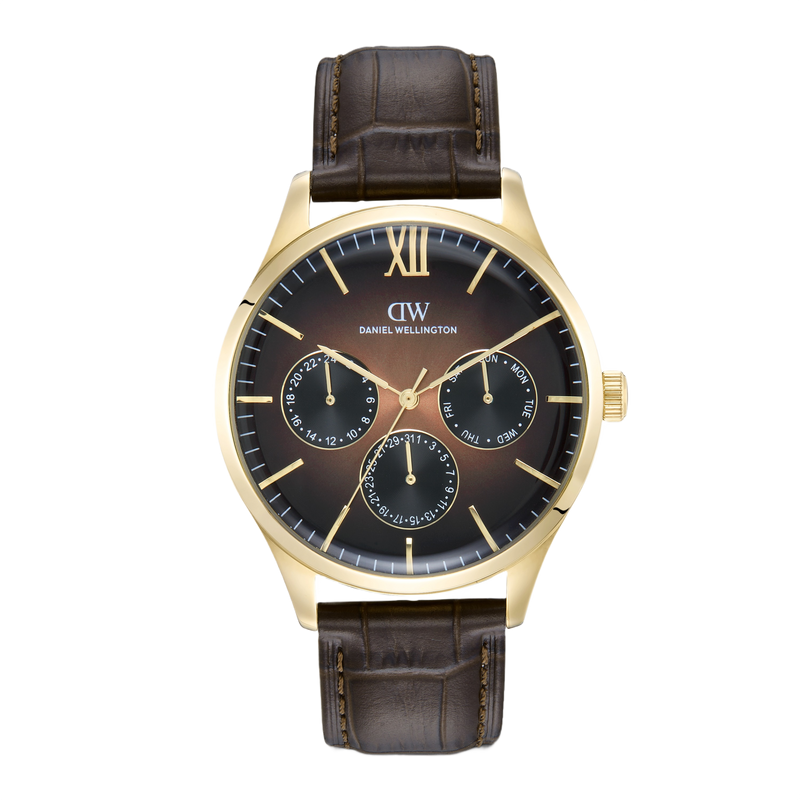 Daniel Wellington Round 41mm Brown Dial Analog Men Watch - DW0DG2401 Watch Daniel Wellington