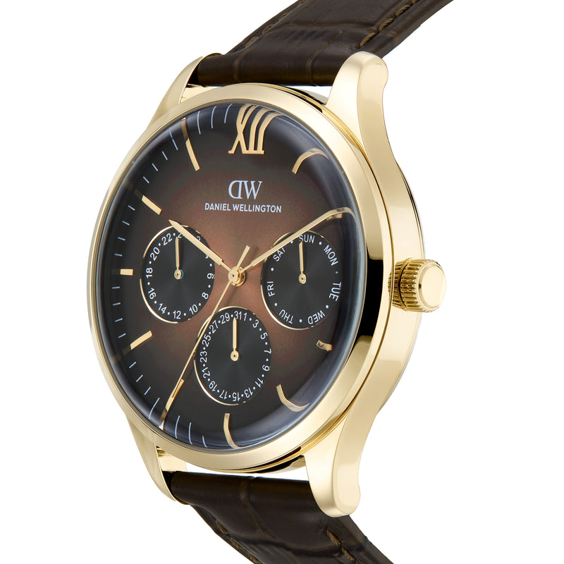 Daniel Wellington Round 41mm Brown Dial Analog Men Watch - DW0DG2401 Watch Daniel Wellington