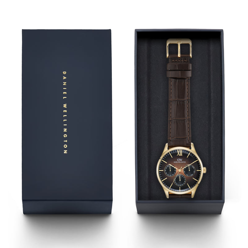 Daniel Wellington Round 41mm Brown Dial Analog Men Watch - DW0DG2401 Watch Daniel Wellington