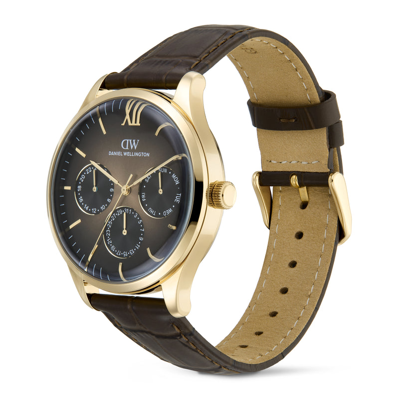 Daniel Wellington Round 41mm Brown Dial Analog Men Watch - DW0DG2401 Watch Daniel Wellington