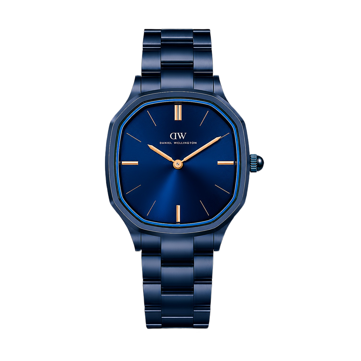 Daniel Wellington Octagonal 38mm Blue Dial Analog Men Watch - DW0DG2501