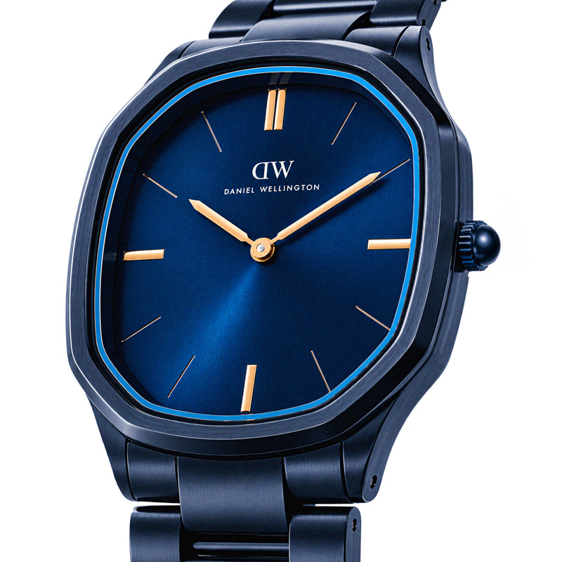 Daniel Wellington Octagonal 38mm Blue Dial Analog Men Watch - DW0DG2501 Watch Daniel Wellington