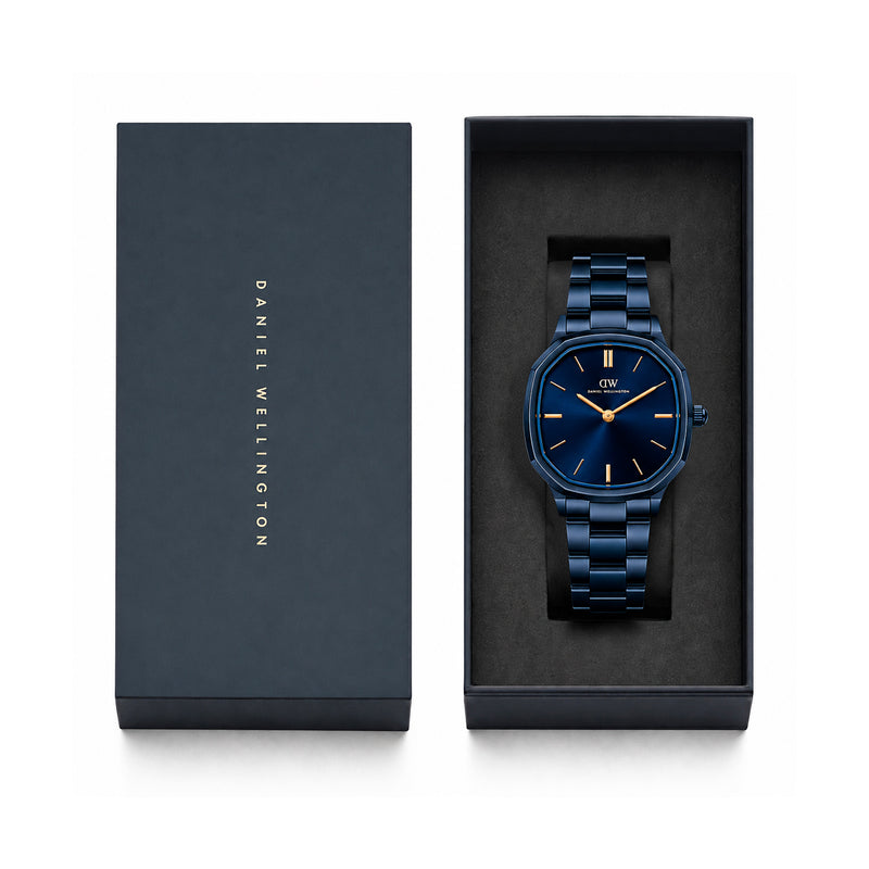 Daniel Wellington Octagonal 38mm Blue Dial Analog Men Watch - DW0DG2501 Watch Daniel Wellington