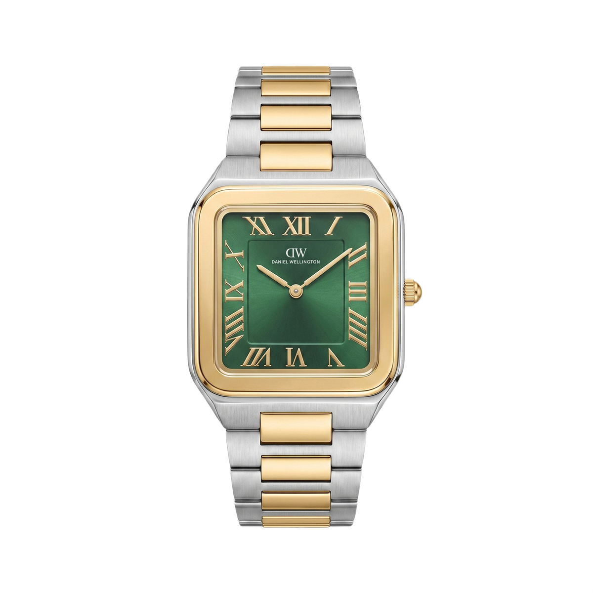 Daniel Wellington Square 34mm Green Dial Analog Men Watch - DW0DG2600