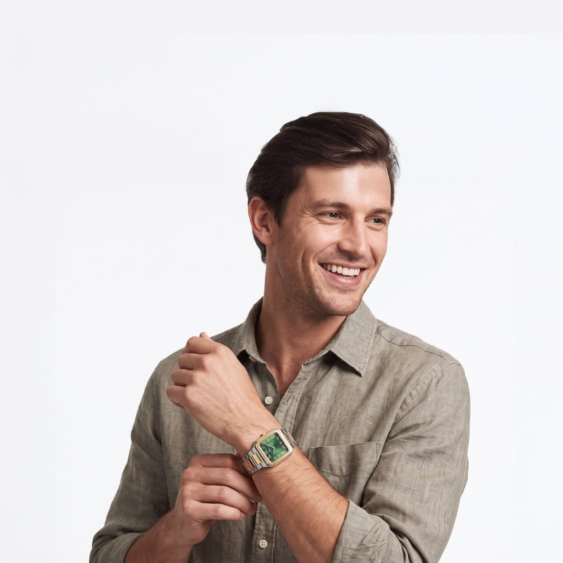 Daniel Wellington Square 34mm Green Dial Analog Men Watch - DW0DG2600 Watch Daniel Wellington
