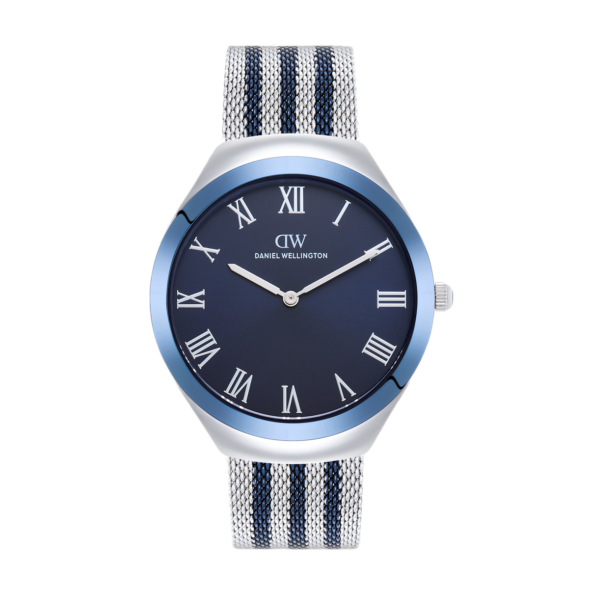 Daniel Wellington Round 41mm Blue Dial Analog Men Watch - DW0DG2701