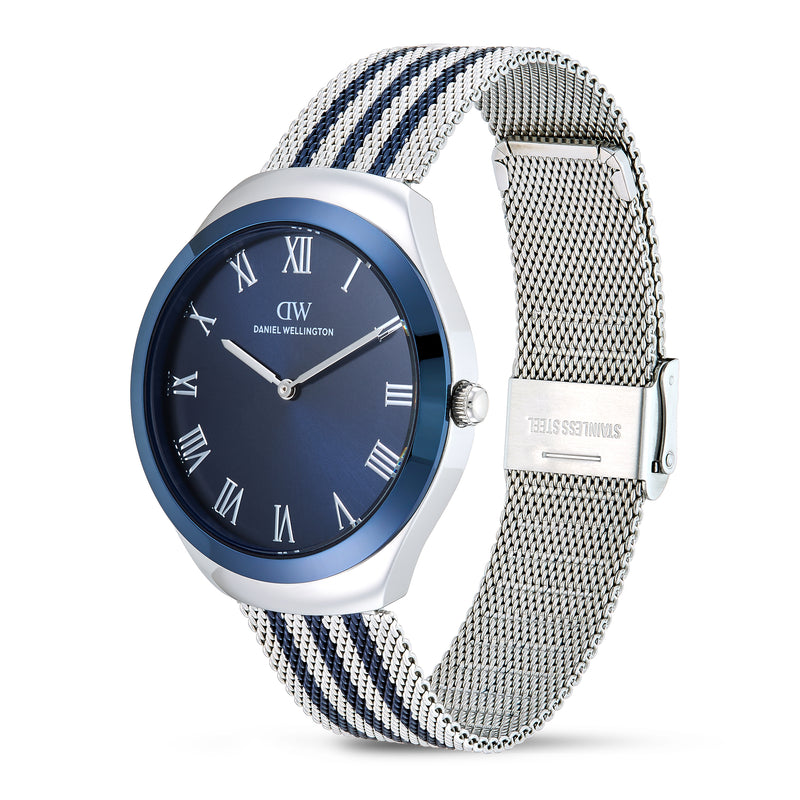 Daniel Wellington Round 41mm Blue Dial Analog Men Watch - DW0DG2701 Watch Daniel Wellington