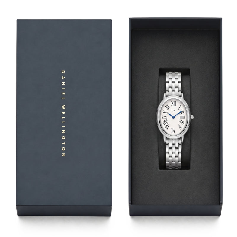 Daniel Wellington Oval 23mm White Dial Analog Women Watch - DW0DL0600 Watch Daniel Wellington