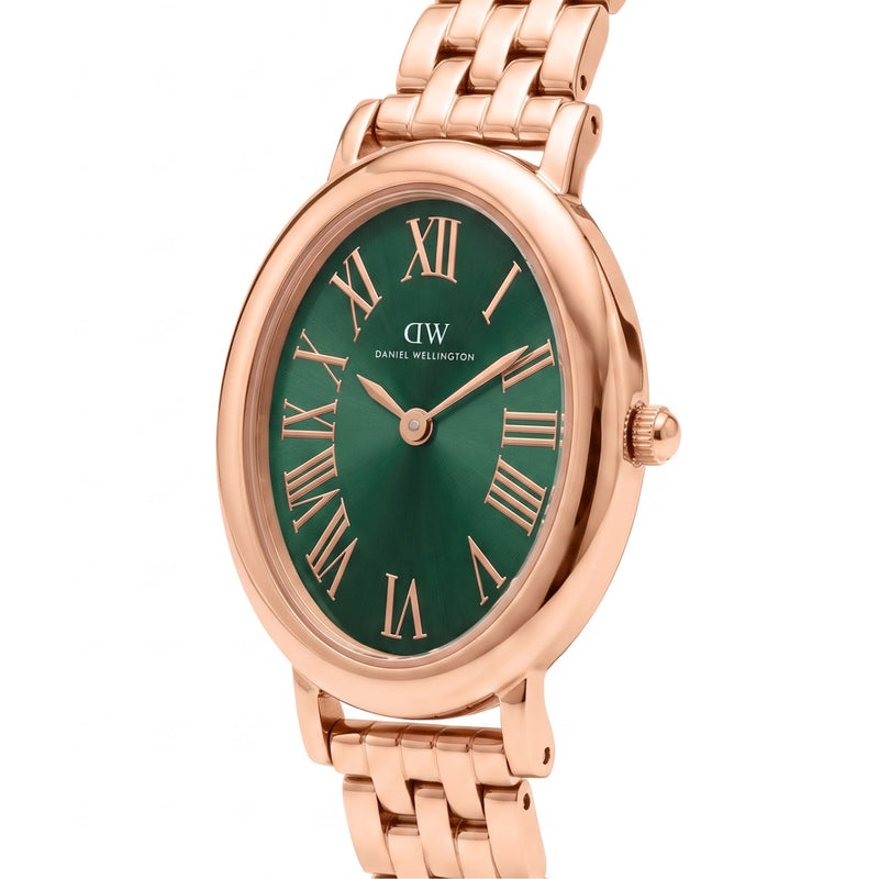 Daniel Wellington Oval 23mm Green Dial Analog Women Watch - DW0DL0601 Watch Daniel Wellington