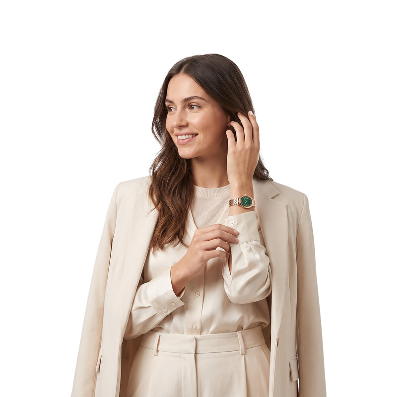 Daniel Wellington Oval 23mm Green Dial Analog Women Watch - DW0DL0601 Watch Daniel Wellington