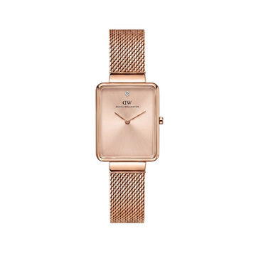 Daniel Wellington Rectangle 22mm Rose Gold-Tone Dial Analog Women Watch - DW0DL1000 Watch Daniel Wellington