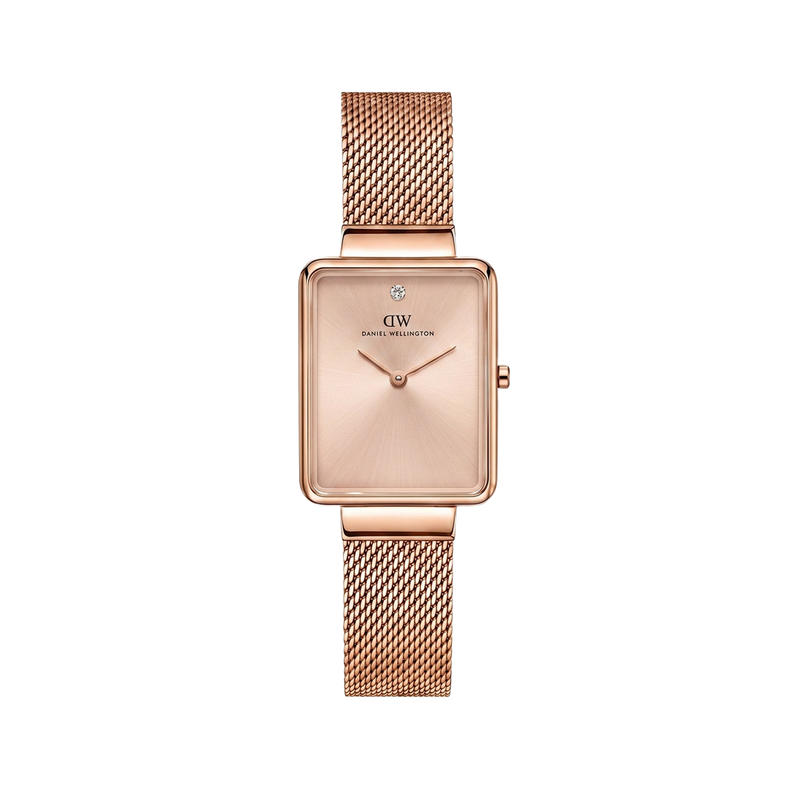 Daniel Wellington Rectangle 22mm Rose Gold-Tone Dial Analog Women Watch - DW0DL1000 Watch Daniel Wellington