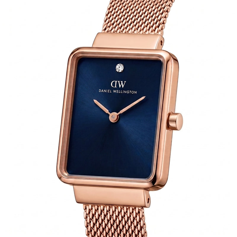 Daniel Wellington Rectangle 22mm Blue Dial Analog Women Watch - DW0DL1001 Watch Daniel Wellington