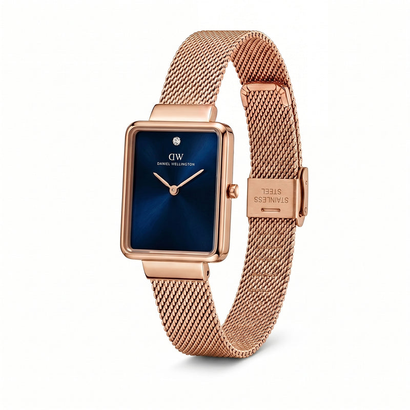Daniel Wellington Rectangle 22mm Blue Dial Analog Women Watch - DW0DL1001 Watch Daniel Wellington