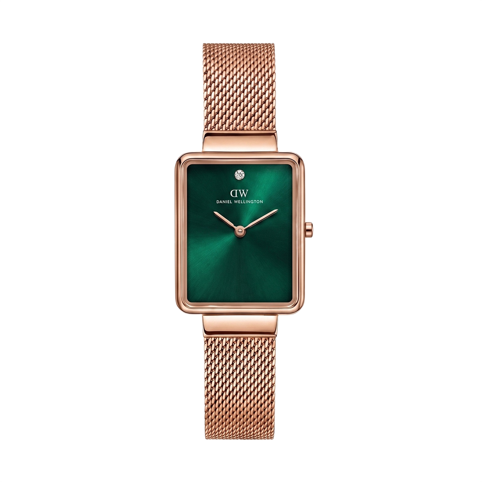 Daniel Wellington Rectangle 22mm Green Dial Analog Women Watch - DW0DL1002 Watch Daniel Wellington