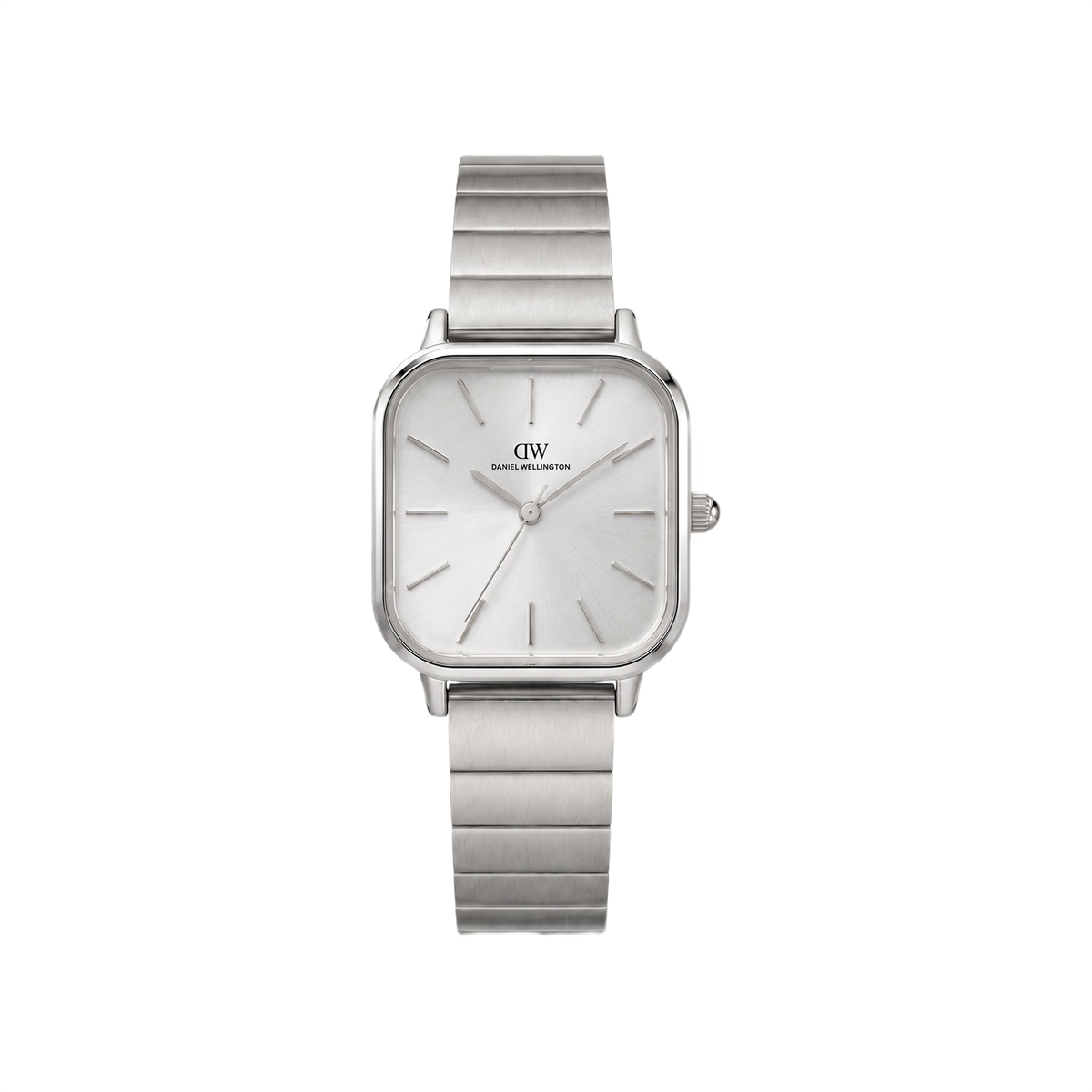 Daniel Wellington Square 25mm Silver Dial Analog Women Watch - DW0DL1200