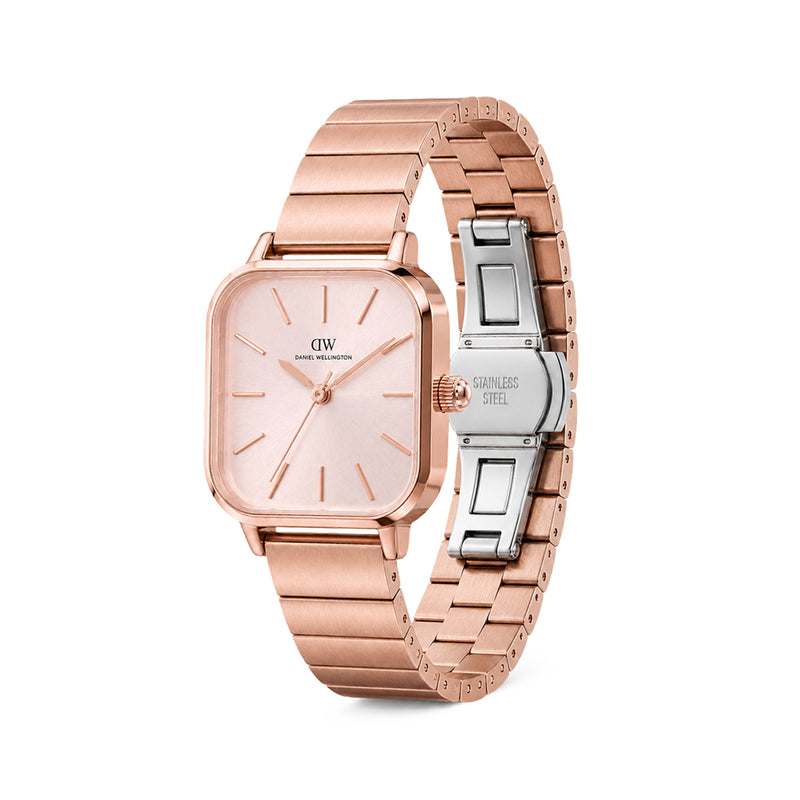 Daniel Wellington Square 25mm Gold-Tone Dial Analog Women Watch - DW0DL1201 Watch Daniel Wellington