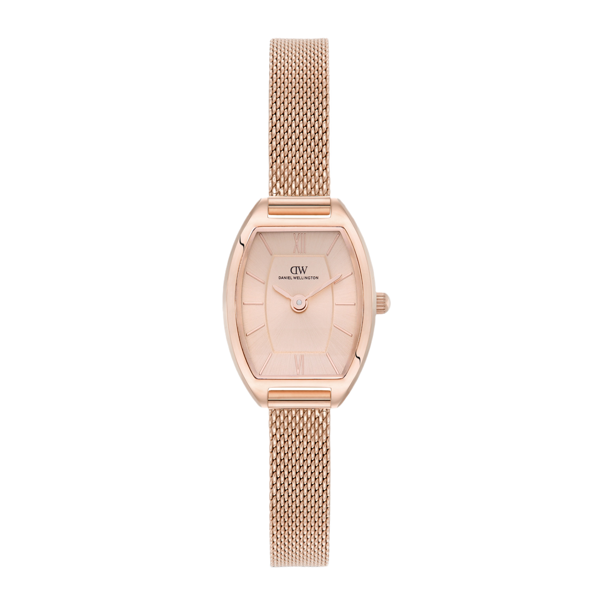 Daniel Wellington Tonneau 20mm Rose Gold-Tone Dial Analog Women Watch - DW0DL2001