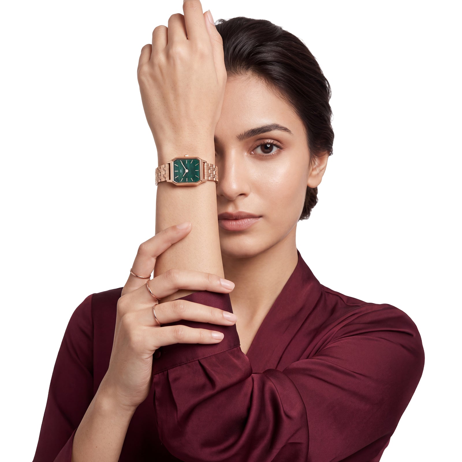 Daniel Wellington Octagonal 23mm Green Dial Analog Women Watch - DW0DL2100 Watch Daniel Wellington
