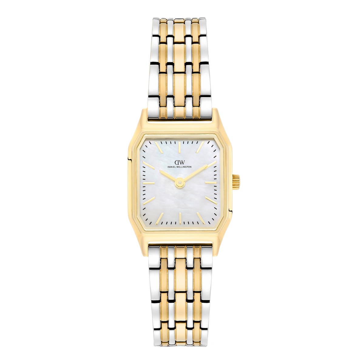 Daniel Wellington Octagonal 23mm White Dial Analog Women Watch - DW0DL2101